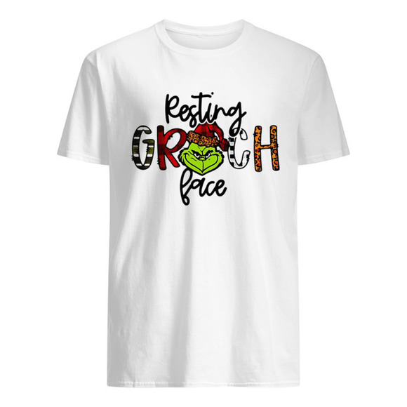 Resting Grinch Face Shirt - Picture 1 of 4